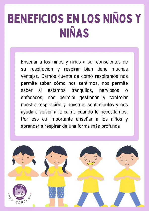 Juegos de respiración consciente para las infancias