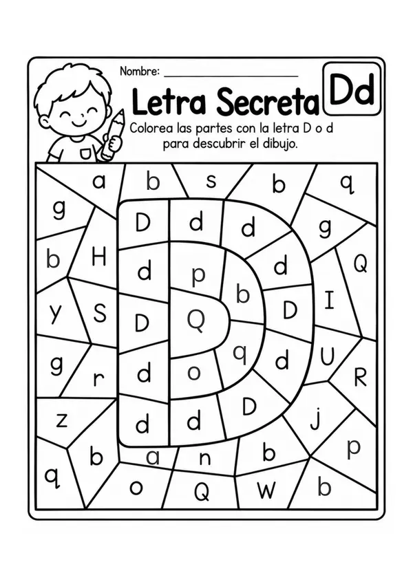 27 actividades para reconocer y pintar las 27 letras del abecedario | Mayúsculas y minúsculas