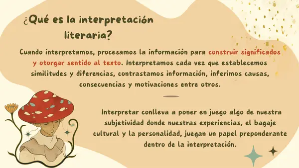 Interpretación Literaria