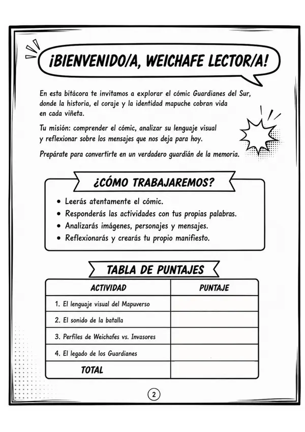 Bitácora de lectura Los guardianes del Sur