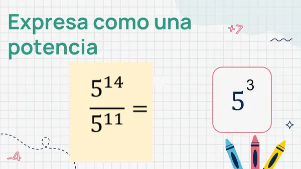 Ejercicios de potencias y raíces cuadradas 8°