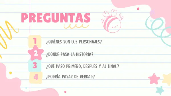 presentación características del cuento 1° básico