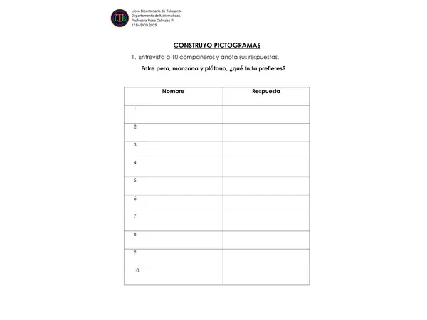 Construyo pictogramas