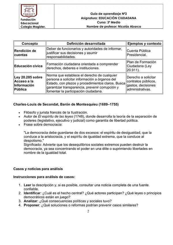 Guía peligros hacia la democracia