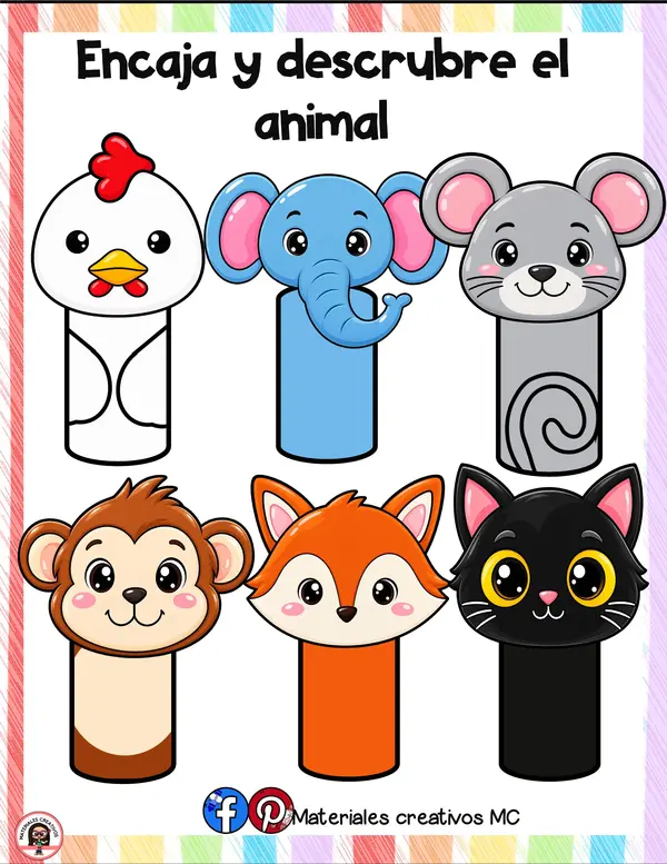 ENCAJA Y DESCUBRE LOS ANIMALES