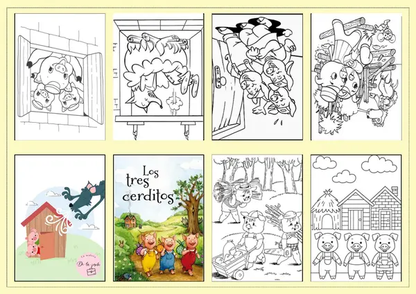 Cuentos para colorear: Especial Día del Libro