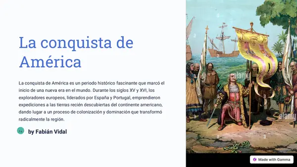 La conquista de América