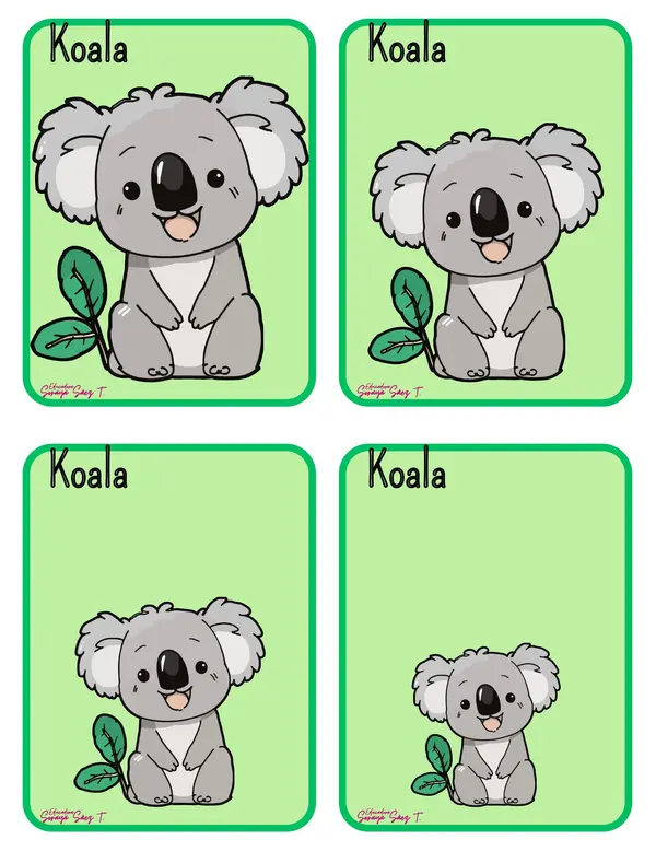 Animales para seriar