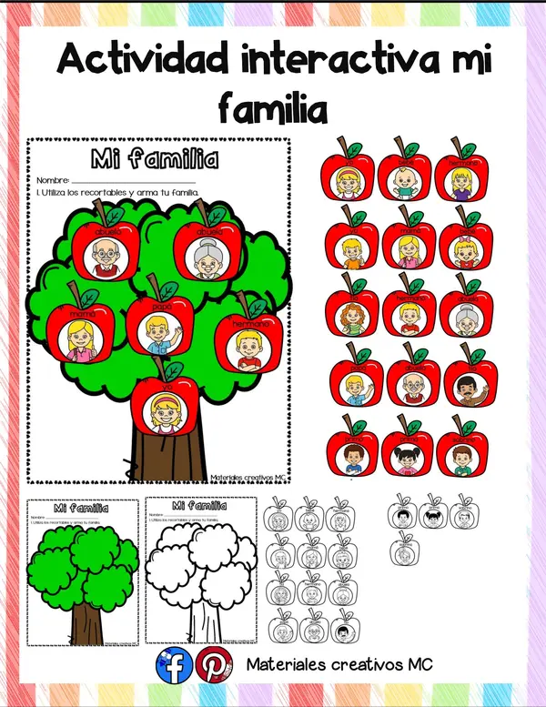 Actividad interactiva “Mi familia”