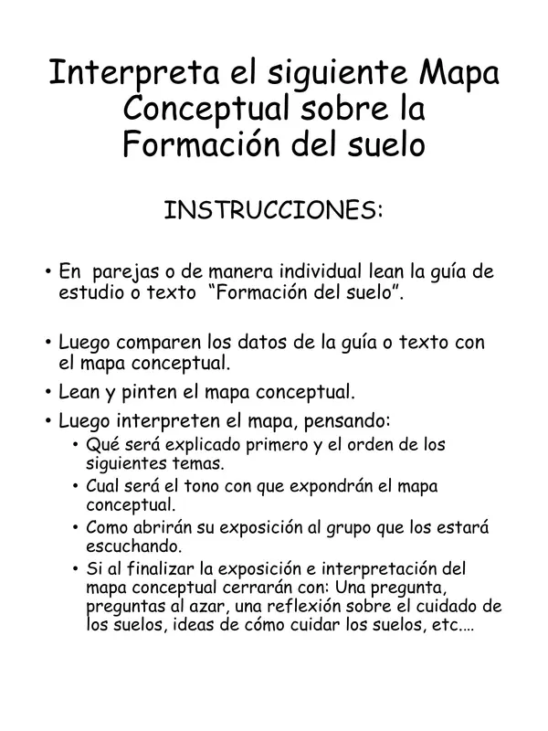 "El suelo". 6° básico. Ciencias Unidad 1. Material de estudio