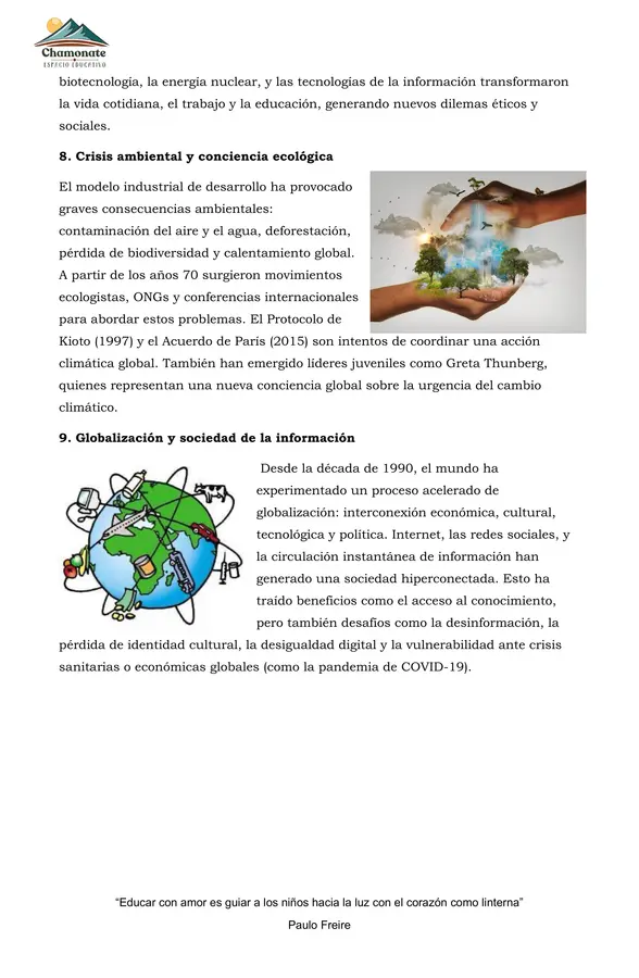 Hitos históricos del siglo XX