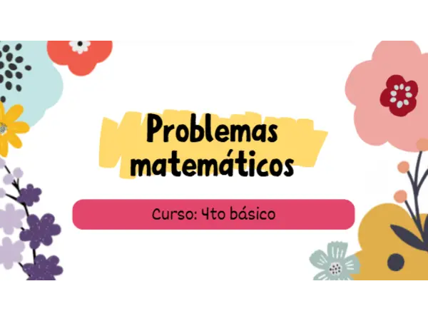 Problemas matemáticos: multiplicación números naturales.