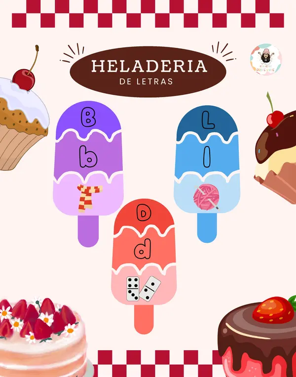 Heladería de letras