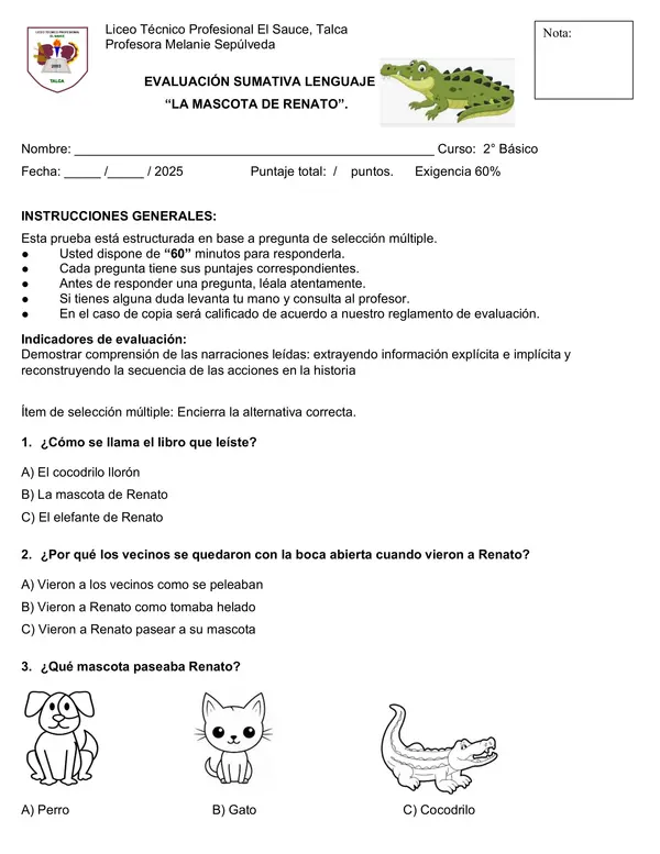 La mascota de Renato