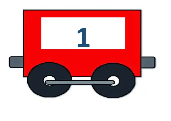 tren numeros unidades