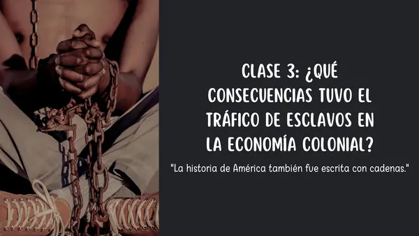 Esclavitud en la época colonial 8° básico 