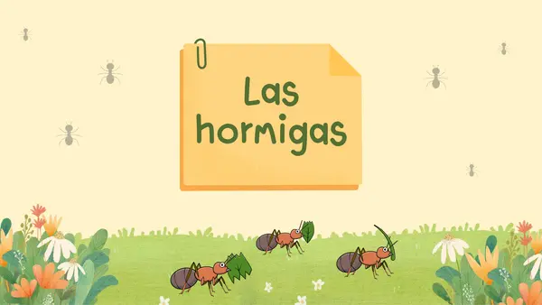 Presentación PPT Aprendamos de las hormigas animales No Print