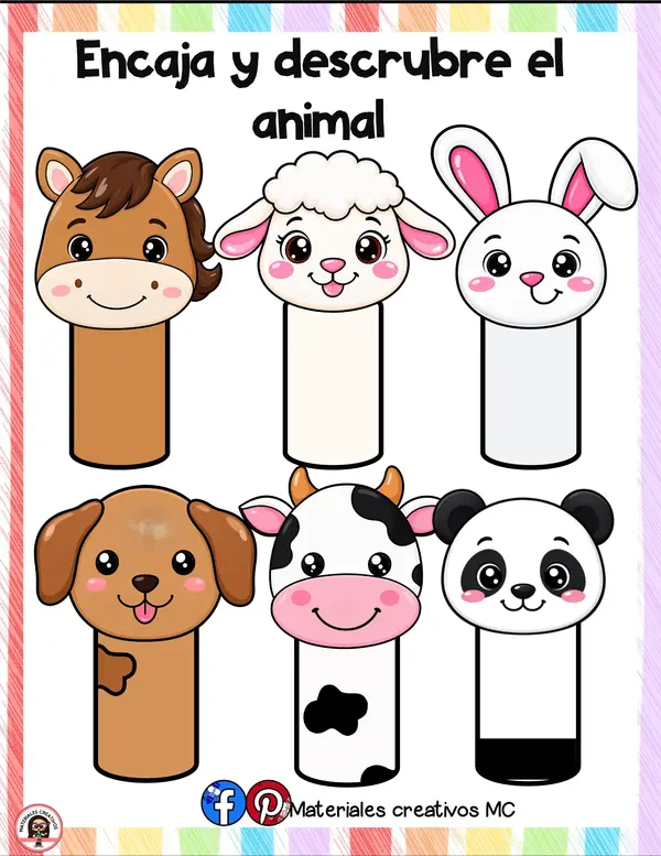 ENCAJA Y DESCUBRE LOS ANIMALES