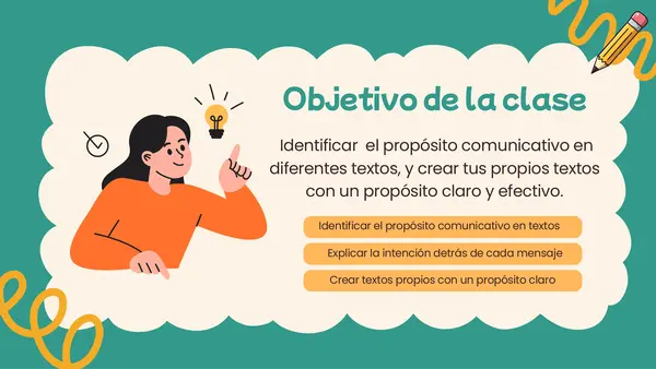 Descubrir el propósito comunicativo