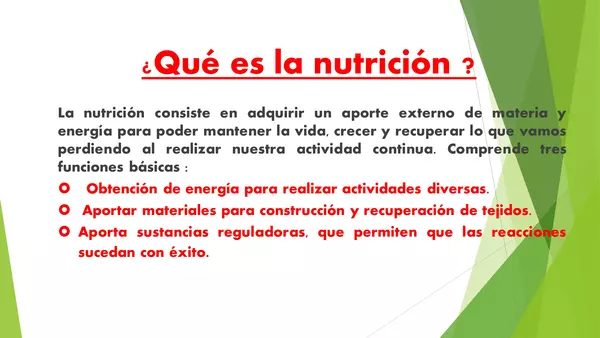 PRESENTACION QUINTO CS. NATURALES, NUTRICION UNIDAD 2