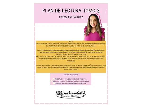 TOMO 3 letra C (ca-co-cu-ce-ci) letra  Q (que-qui) letra H.