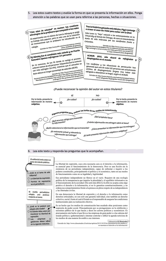 1ero Medio: Medios de comunicación Material 2