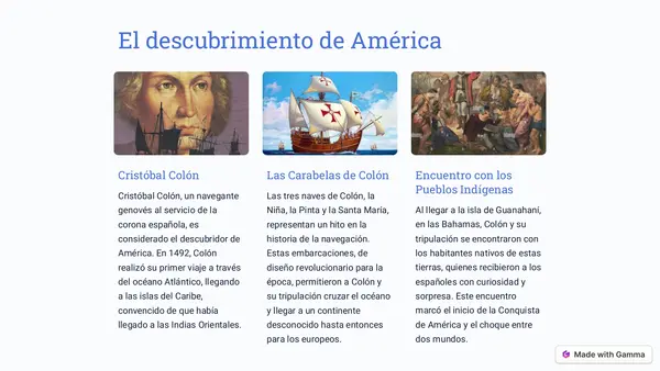 La conquista de América