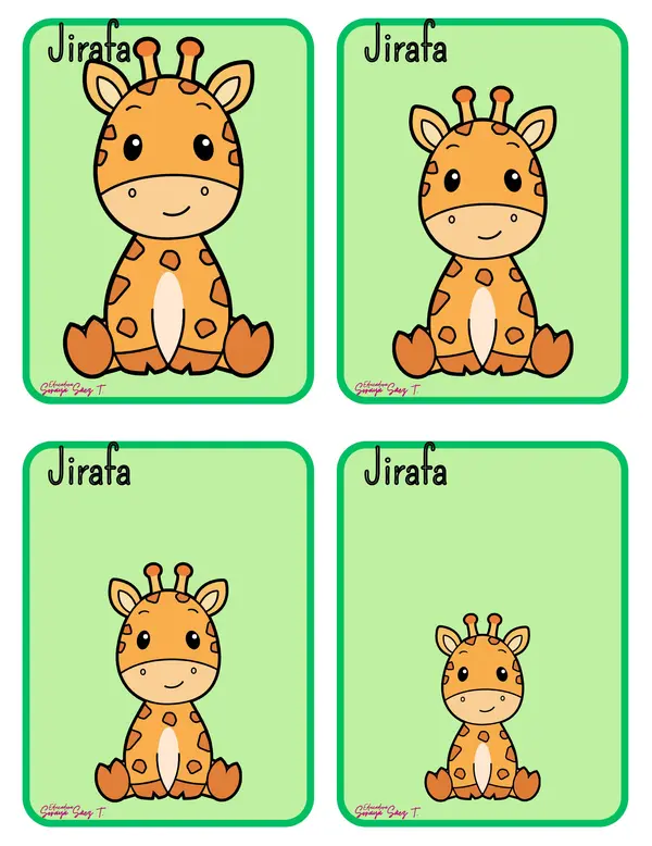 Animales para seriar