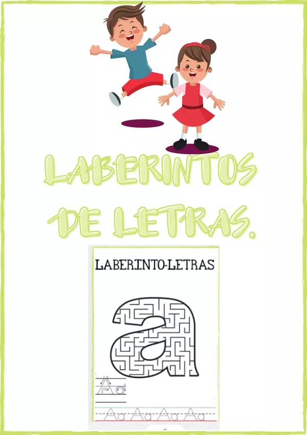 LABERINTO DE LETRAS.