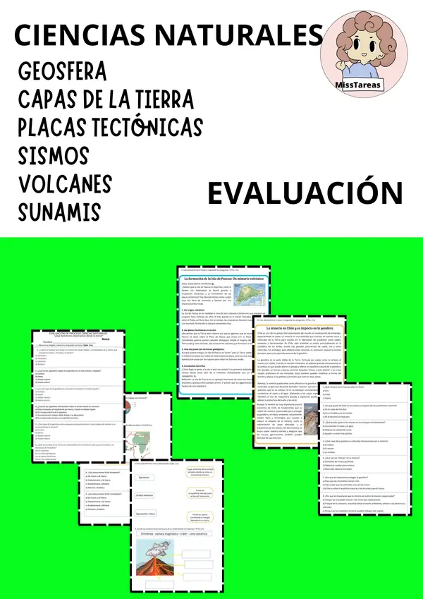 Evaluación Capas de la tierra