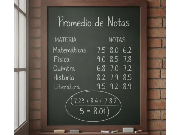Calculadora de Promedio de Notas