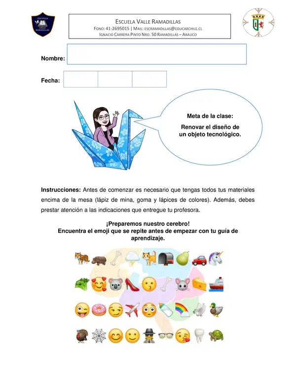 Guía de aprendizaje Tecnología: Renovar un diseño de un objeto tecnologíco