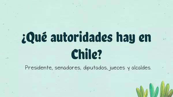 Democracia y organización de Chile