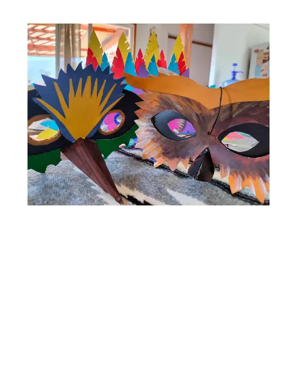 Moldes de mascaras de aves