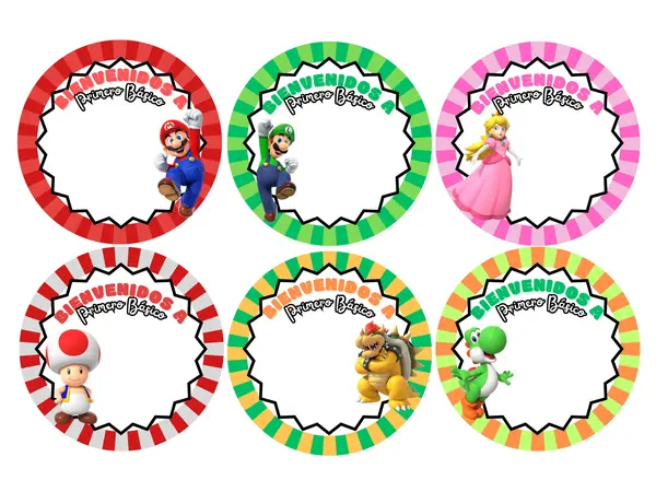 Collar Bienvenida 2026 - Mario Bros