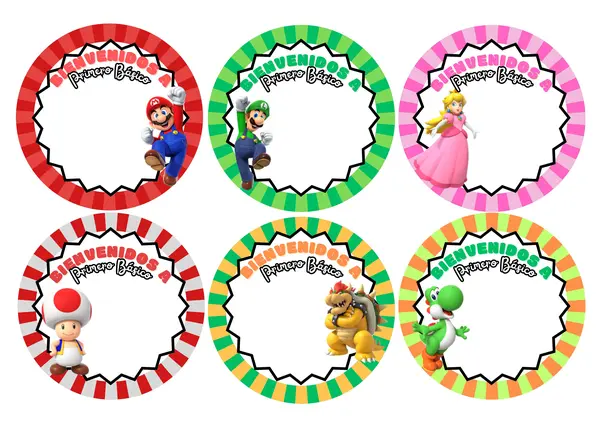 Collar Bienvenida 2026 - Mario Bros