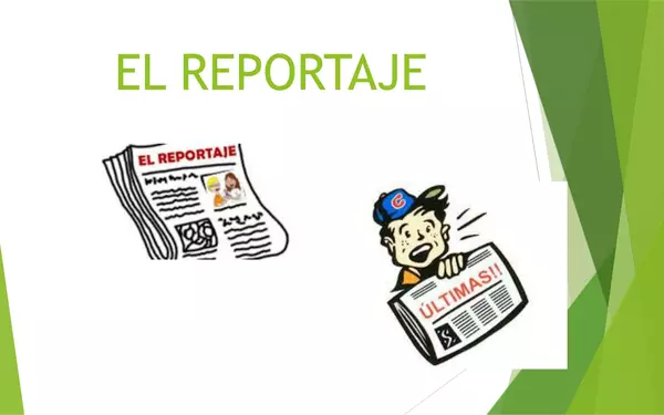 PRESENTACION EL REPORTAJE, PRIMERO MEDIO, LENGUAJE, UNIDAD 4