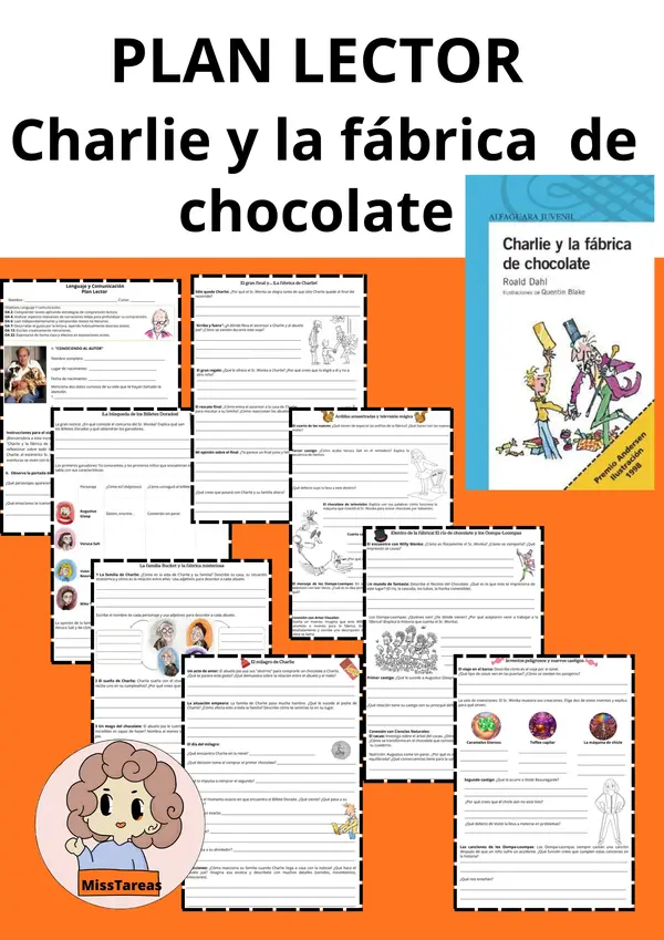 Charlie y la fábrica de chocolate Plan lector