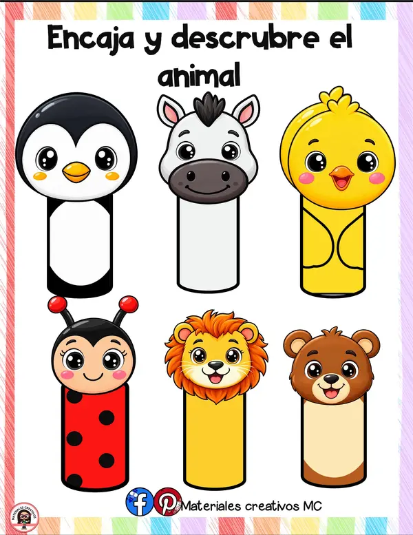 ENCAJA Y DESCUBRE LOS ANIMALES