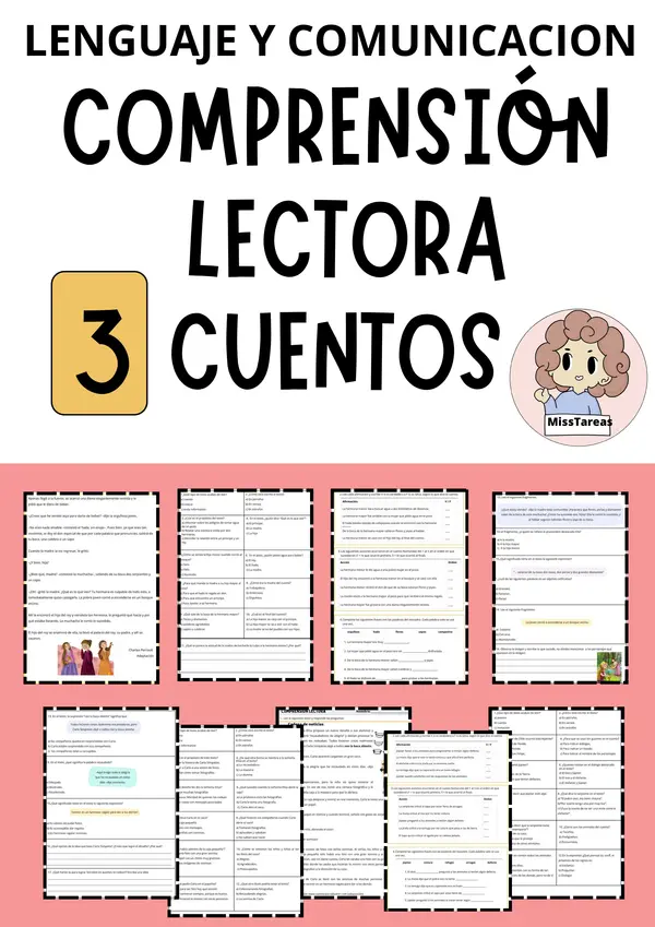 Ficha: Comprensión Lectora - 3 Textos Narrativos