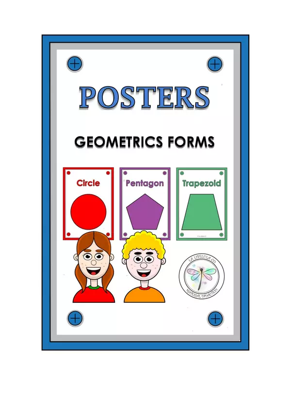 Posters Geometrics Forms Shapes Color Formas geométricas