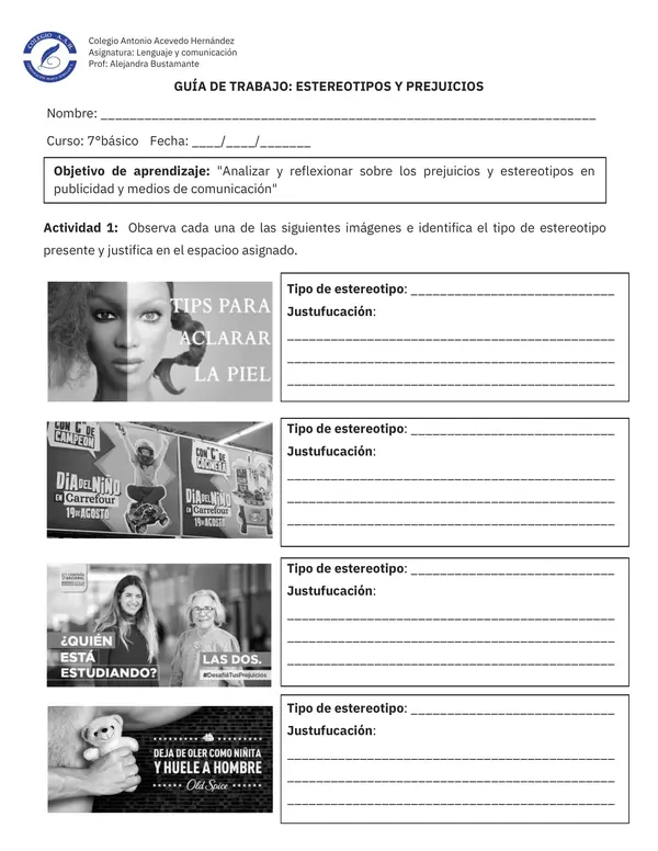 Prejuicios y Estereotipos en la Publicidad