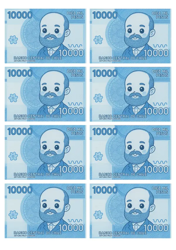 Set de monedas y billetes