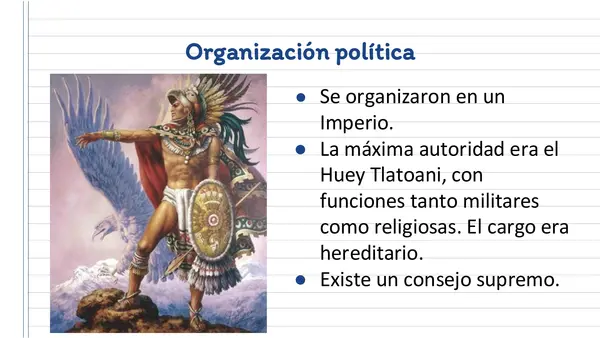 La civilización Azteca