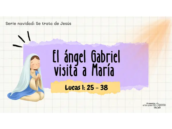 El ángel Gabriel visita a María (Lección 1)