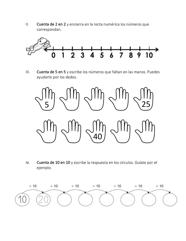 Guía de repaso: números hasta el 100, figuras y cuerpos geométricos