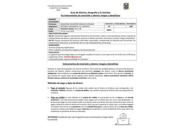 los Instrumentos de inversión y ahorro: riesgos y beneficios 
