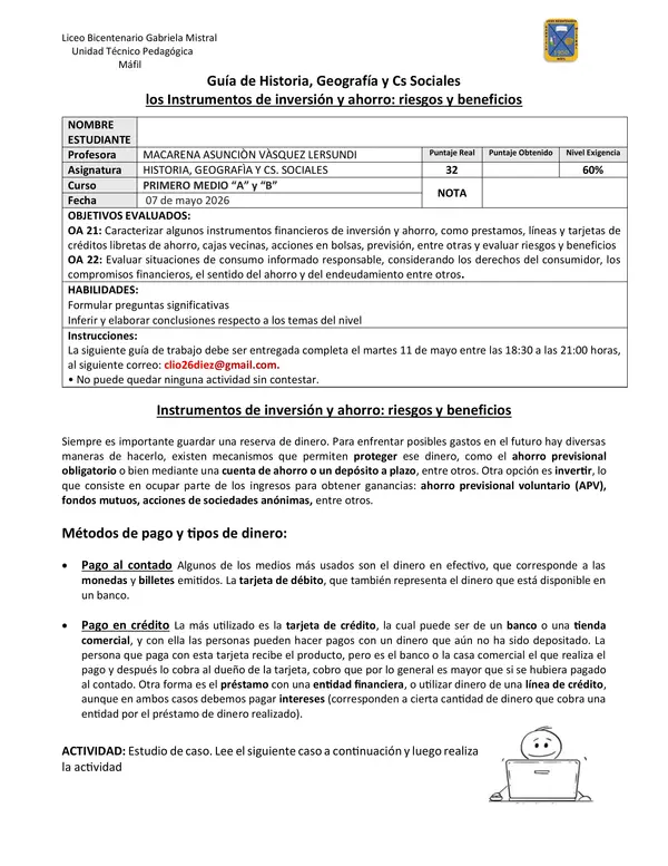 los Instrumentos de inversión y ahorro: riesgos y beneficios 