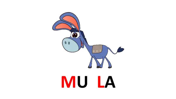 Lectura de palabras con las consonantes : M, P, L