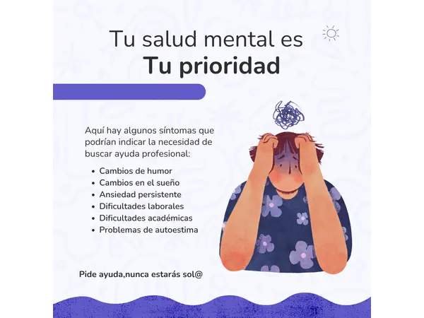 Post sobre Salud Mental
